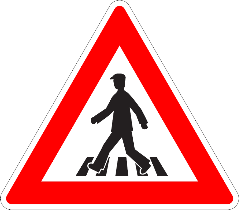 Priechod pre chodcov (vľavo)
