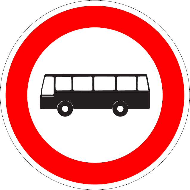 Zákaz vjazdu autobusov