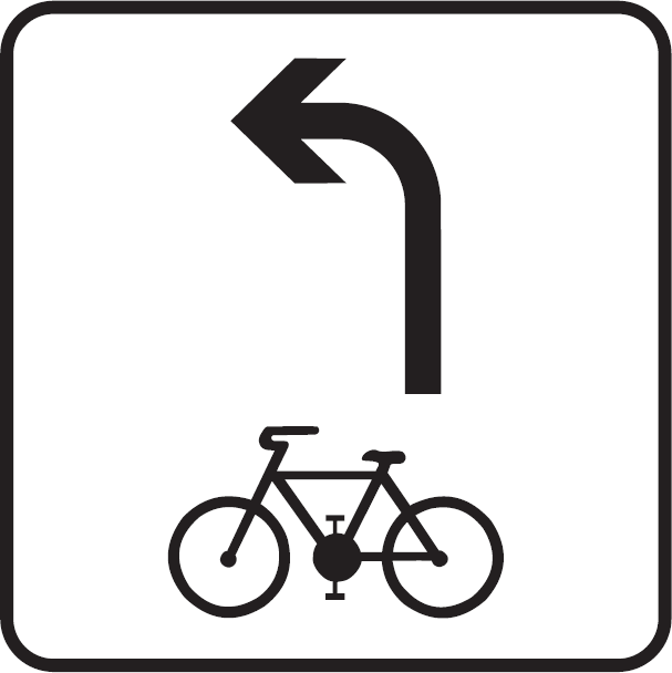 Povolený smer jazdy cyklistov (vzor)